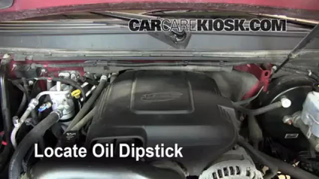 2008 GMC Yukon Denali 6.2L V8 Huile Vérifier le niveau de l'huile